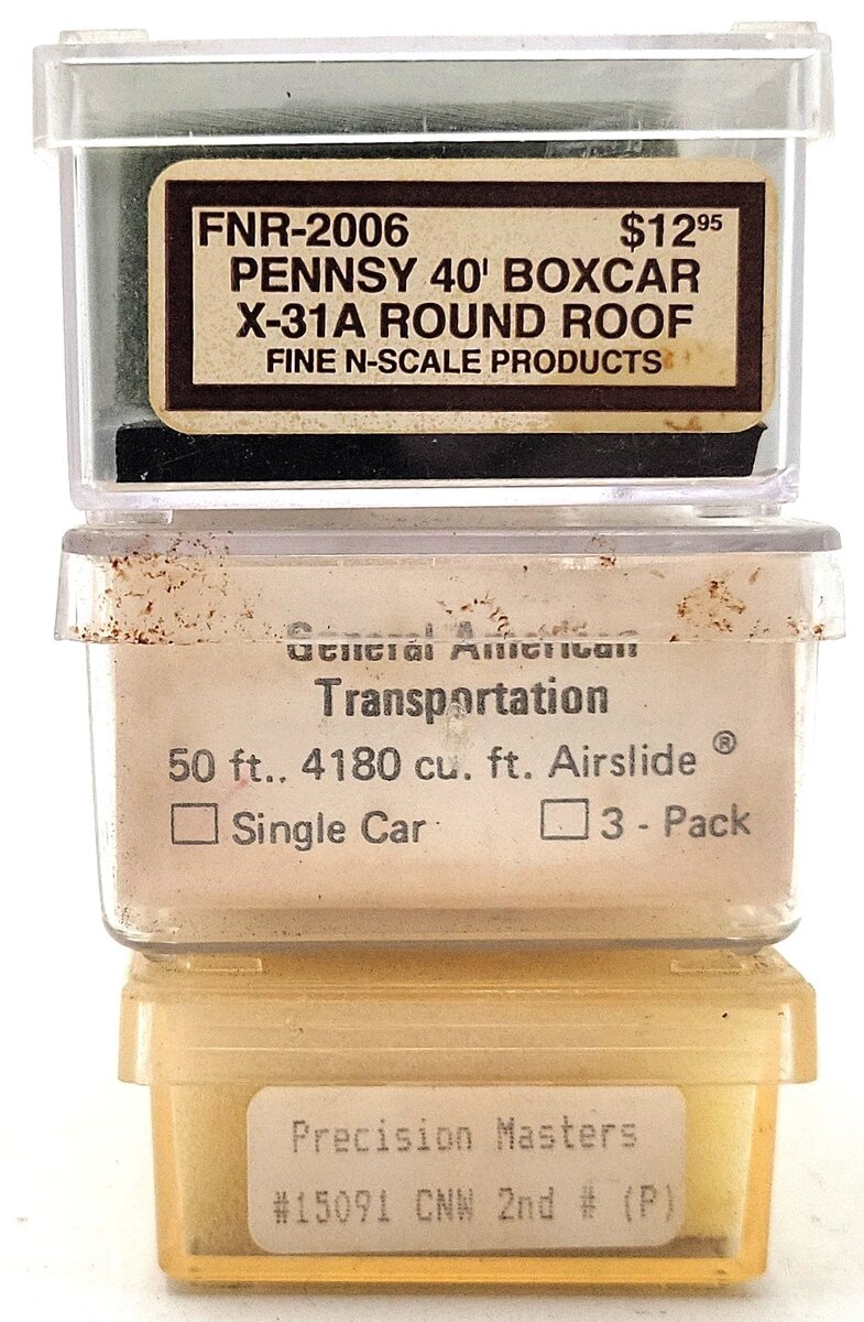 Precision Masters, Fine-N-Scale, & Other N Scale Assorted Freight Cars [3] EX/Box