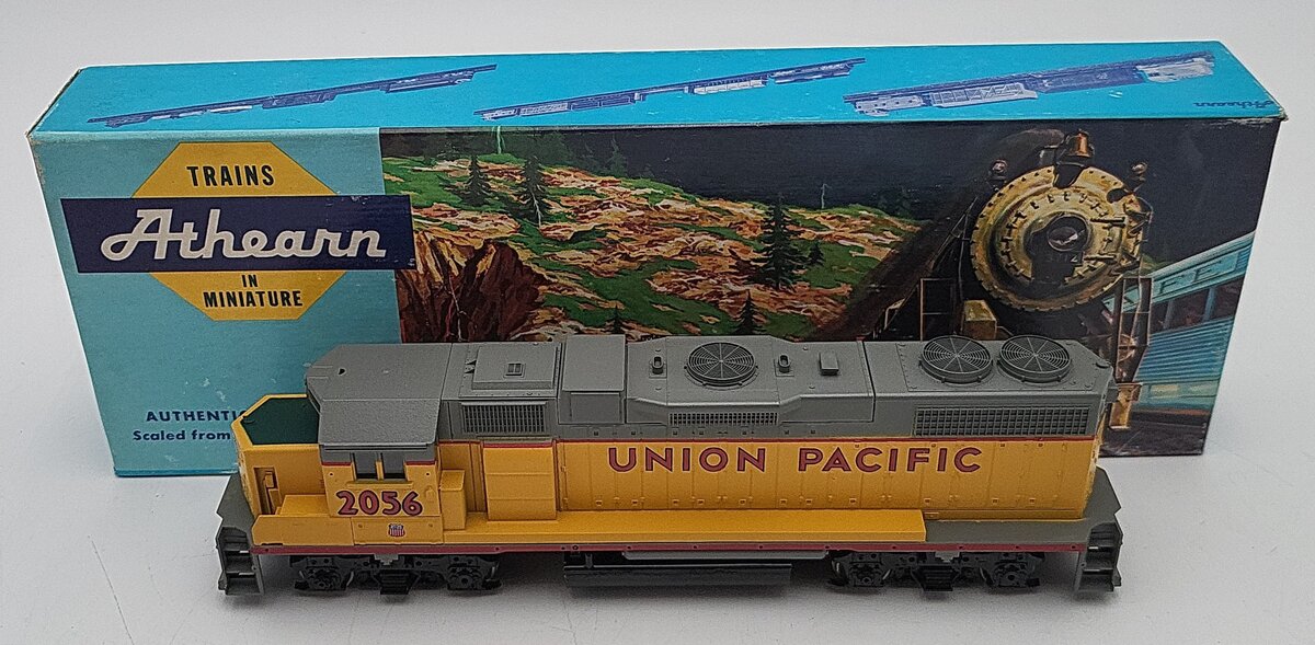 Athearn 4611 HO Scale Union Pacific GP-38 Powered Diesel Locomotive #2056 EX/Box