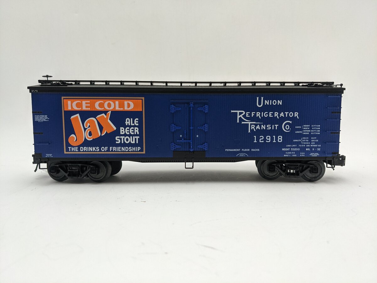 Atlas 3001569-2 O Gauge Union Refrigerator Transit 40` Wood Reefer Car #12918 EX/Box
