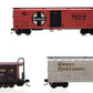 Con-Cor, Bachmann, & Atlas N Scale Assorted Freight Cars: 4835, 55360, GN [3] EX