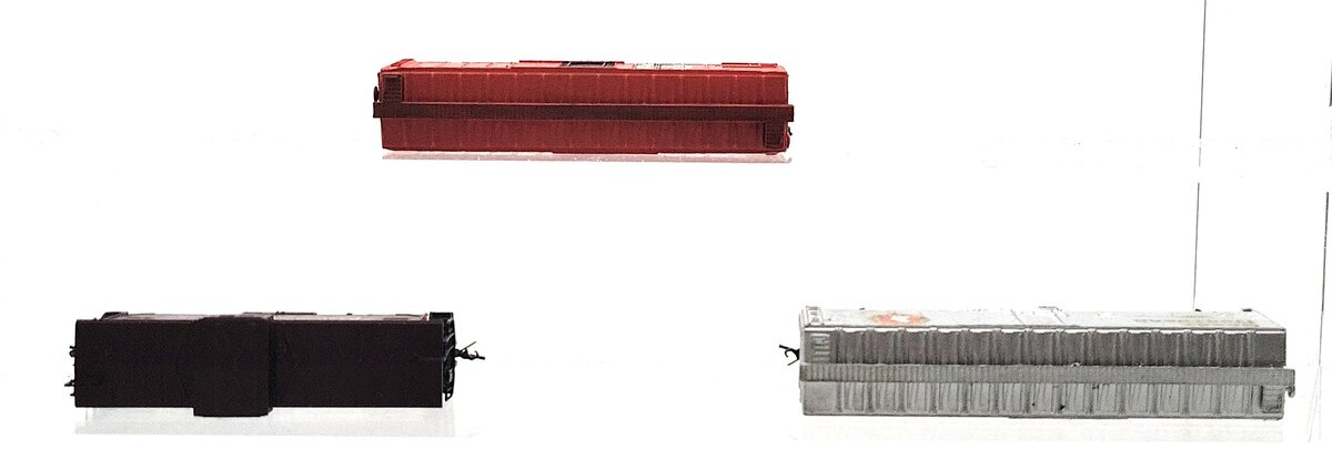 Con-Cor, Bachmann, & Atlas N Scale Assorted Freight Cars: 4835, 55360, GN [3] EX