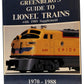 Greenberg Books 0-89778-117-1 Guide To Lionel Trains With 1989 Supplements 70-88 LN