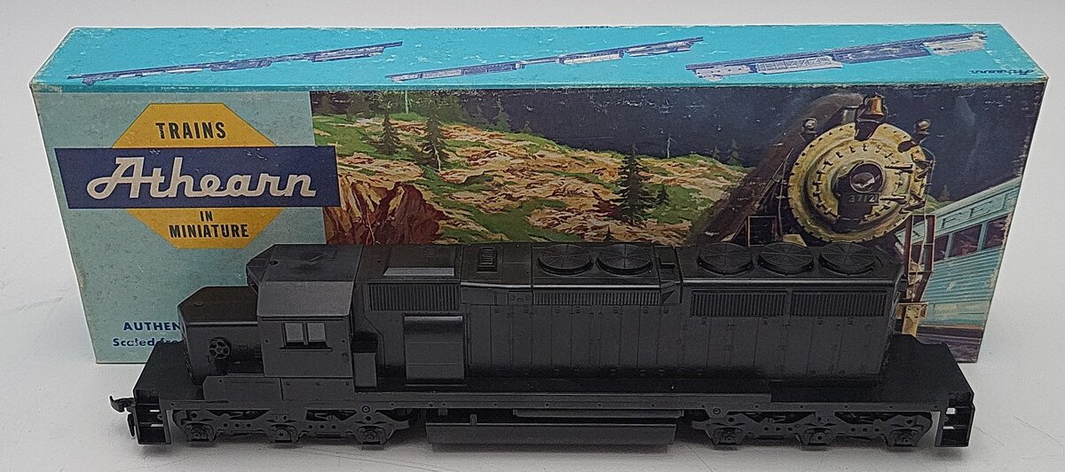 Athearn 4400 HO Undecorated SD40-2 Powered Diesel Locomotive EX/Box