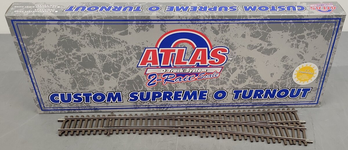Atlas 7025 O Solid Nickel Silver Code 148 #5 Right Hand Switch Turnout EX/Box