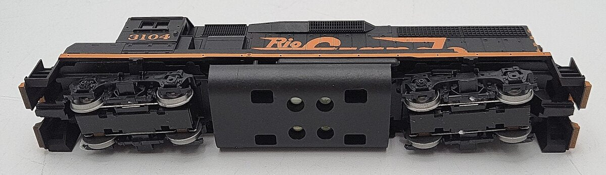 Athearn 4705 HO Scale Rio Grande GP40-2 Powered Diesel Locomotive #3104 EX/Box