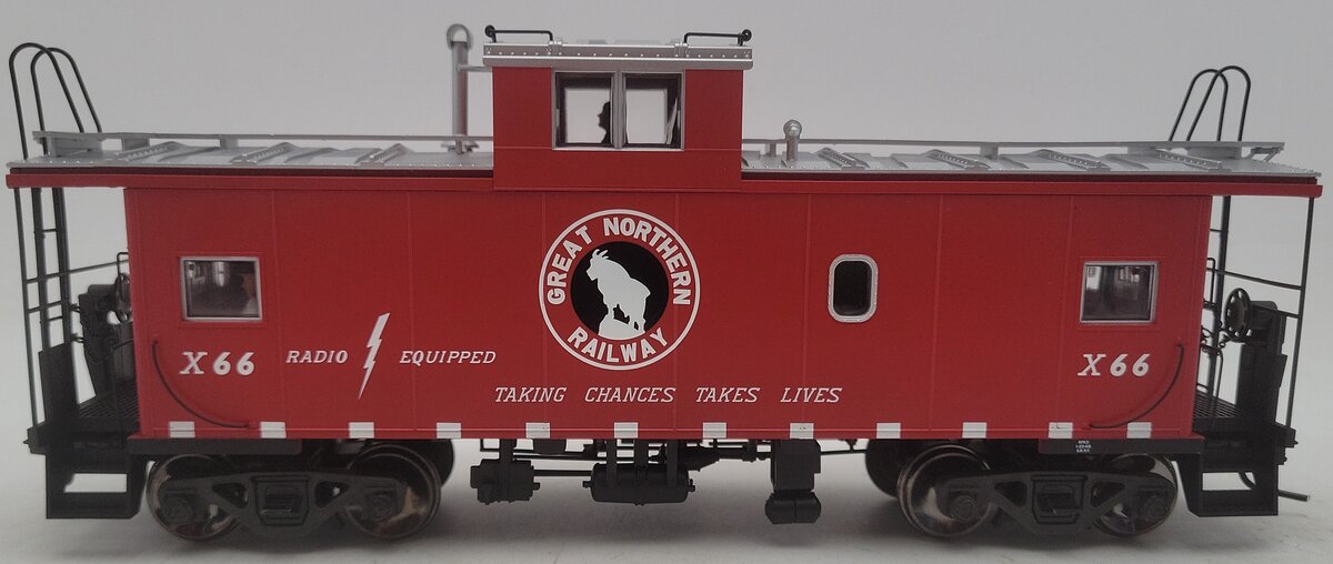 Atlas 7656-1 O Scale Great Northern Cupola Caboose Car #X66 (2-Rail) EX/Box