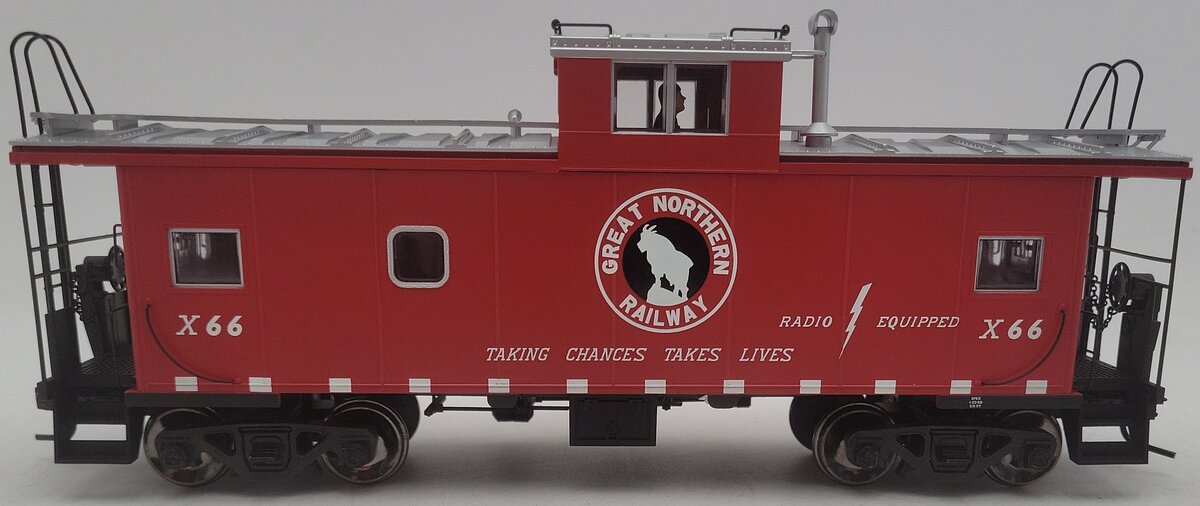 Atlas 7656-1 O Scale Great Northern Cupola Caboose Car #X66 (2-Rail) EX/Box