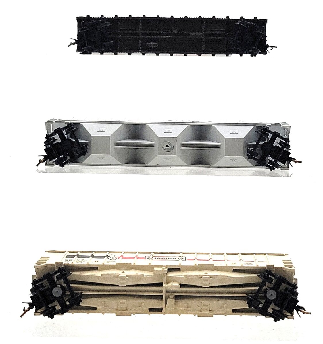 Con-Cor, Delaware Valley, & Other N Scale Freight Cars: 76002, 46442, 15510 [3] EX/Box