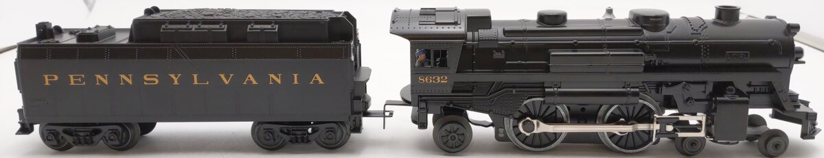Lionel 6-18632 O Gauge Pennsylvania 4-4-2 Steam Locomotive & Tender #8632 EX