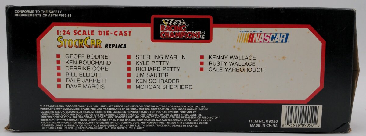 Racing Champions 09050 1:24 Scale Diecast #25 NASCAR Stock Car Replica VG/Box