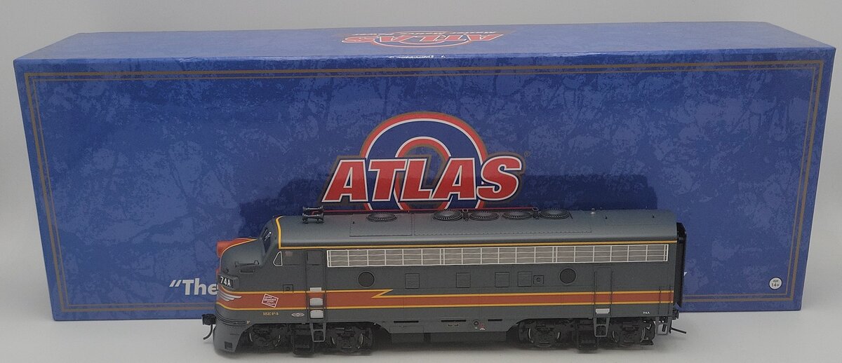 Atlas 30124006 O Scale Milwaukee Road F7A Diesel Locomotive #74A (2-Rail) EX/Box
