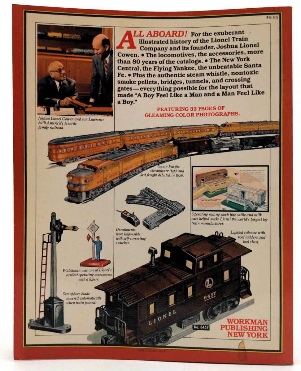 Liberty 089480-184-8 The Story of Joshua Lionel Cowen & His Lionel Train Company EX