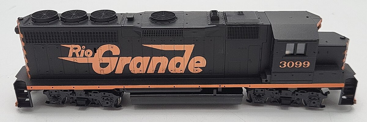 Athearn 4705 HO Scale Rio Grande GP40-2 Powered Diesel Locomotive #3099 EX/Box