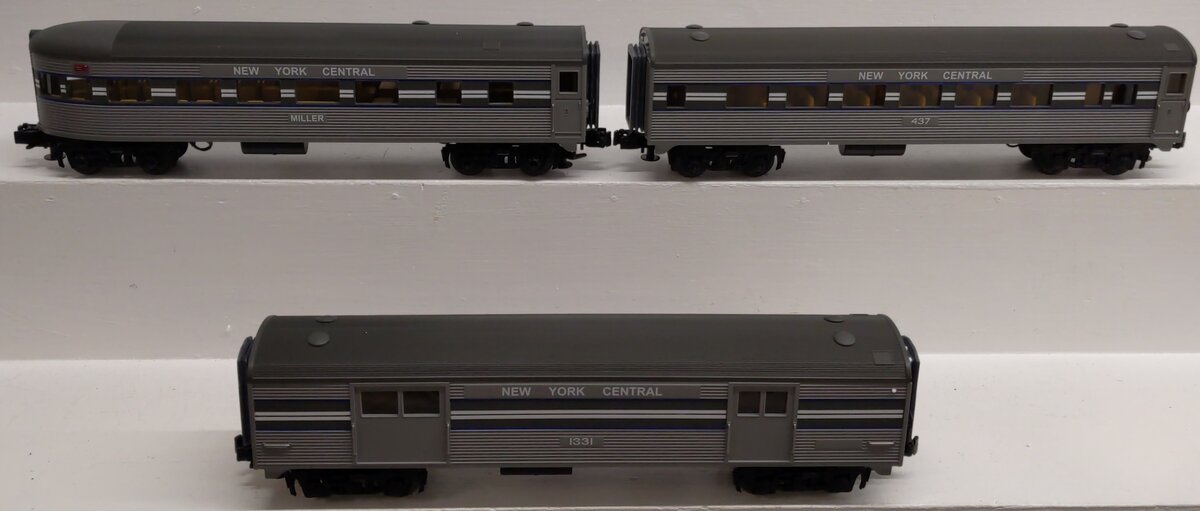 MTH O Gauge Assorted New York Central Passenger Cars #437, #1331 [3] EX/Box
