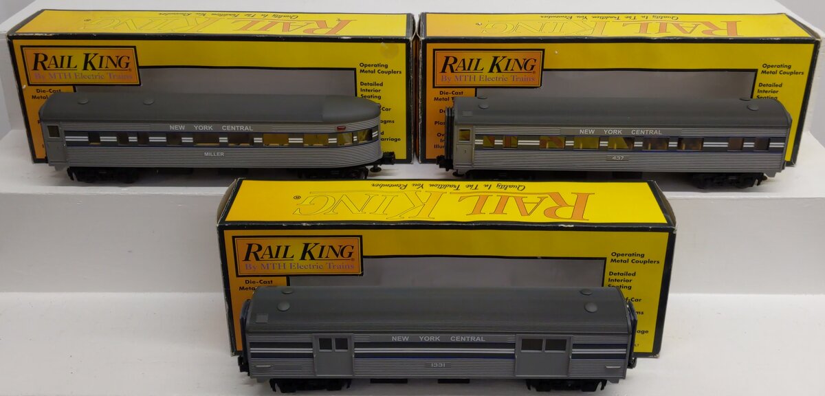 MTH O Gauge Assorted New York Central Passenger Cars #437, #1331 [3] EX/Box