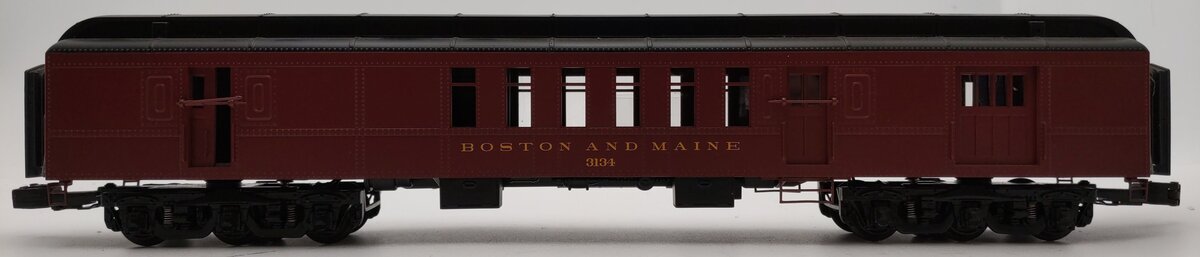 MTH 20-4262 O Gauge Boston & Maine 70' Madison RPO Passenger Car #3134 VG