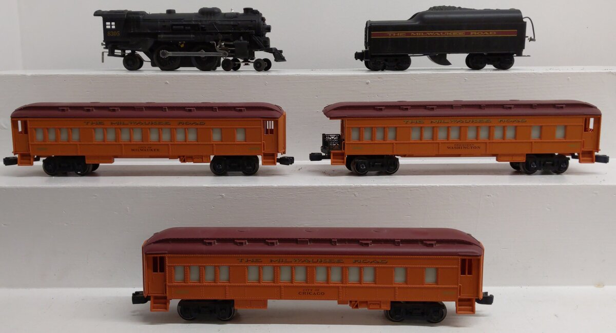 Lionel 6-1387 O Gauge Milwaukee Road Passenger Train Set EX