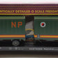MTH 20-98105 Northern Pacific Flatcar with 2 Short NP Trailers #66152 EX/Box