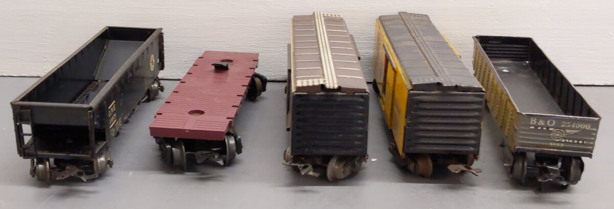 Marc/Other O Gauge Prewar Custom Freight Cars #254000,705,3200,123079 [5] VG