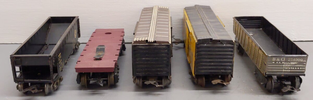 Marc/Other O Gauge Prewar Custom Freight Cars #254000,705,3200,123079 [5] VG