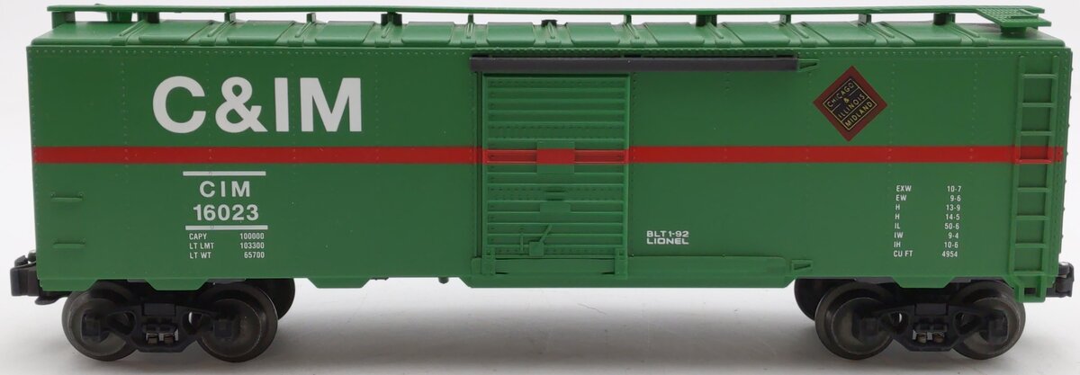 Lionel 6-18556 O Gauge Sears Chicago & Illinois Midland Freight Car EX