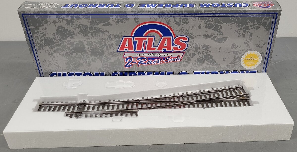 Atlas 7024 O Code 148 2-Rail Solid Nickel Silver #5 Left Hand Switch Turnout EX/Box