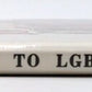 Greenberg Books 0-89778002-7 Guide To LGB Trains by John R. Ottley EX