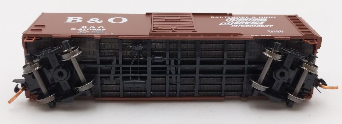 Micro-Trains 02000766 N Baltimore & Ohio 40' Standard Single Door Boxcar #470968 LN/Box