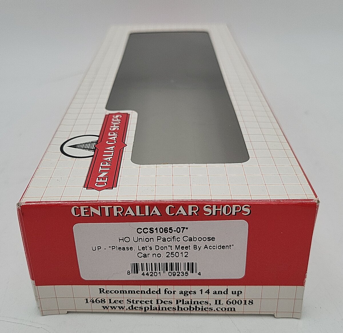 Centralia Car Shops CCS6065-07 N UP 'Please, Let's Don't Meet..." Caboose #25012 EX/Box