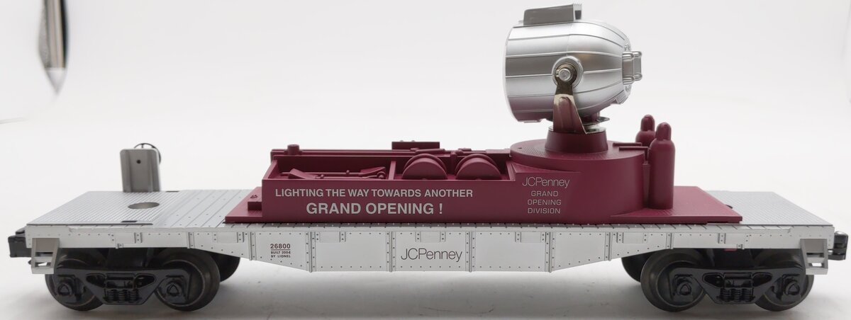 Lionel 6-26800 O Gauge JCPenney Grand Opening Searchlight Car LN