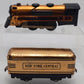 Marx 396 O Gauge Vintage New York Central Gold Steam Locomotive w/Tender VG