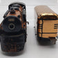 Marx 396 O Gauge Vintage New York Central Gold Steam Locomotive w/Tender VG