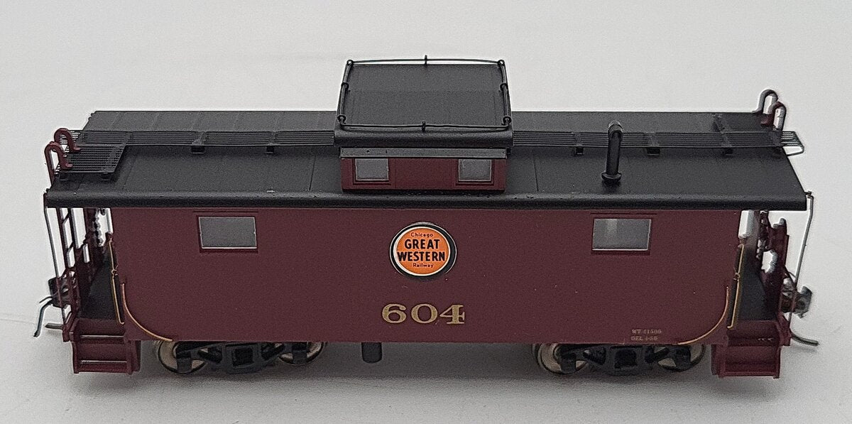 Centralia Car Shops HO Scale Great Western Caboose #604 LN/Box