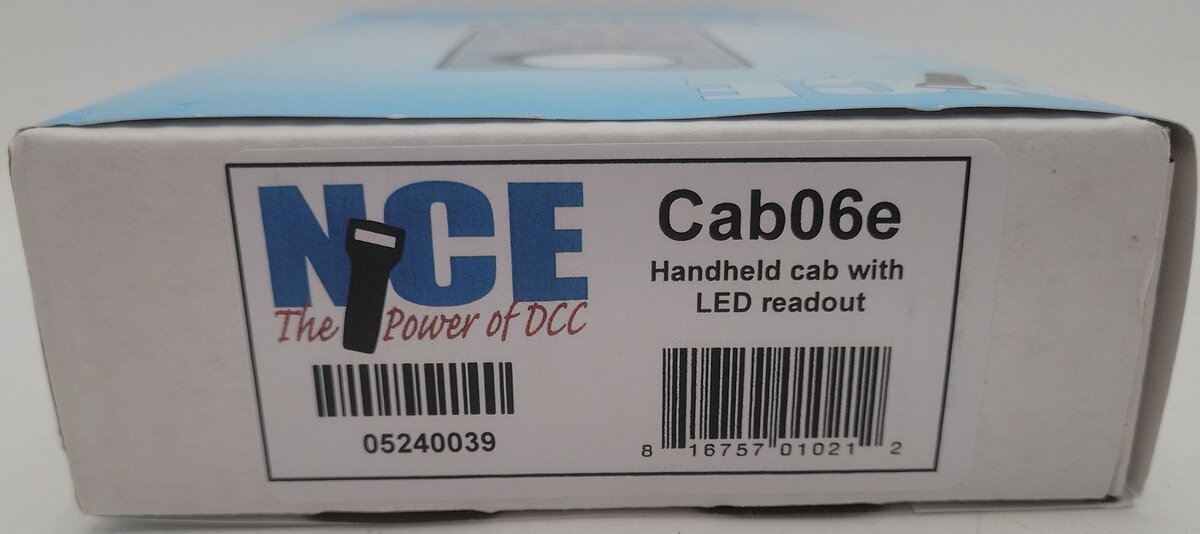 NCE Corporation Cab06 Engineer Throttle with LED Display EX/Box