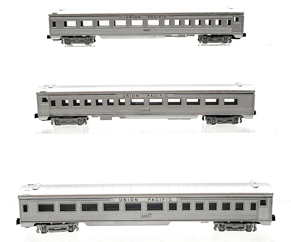 Model Power N Scale Union Pacific Assorted Passenger Cars [3] EX