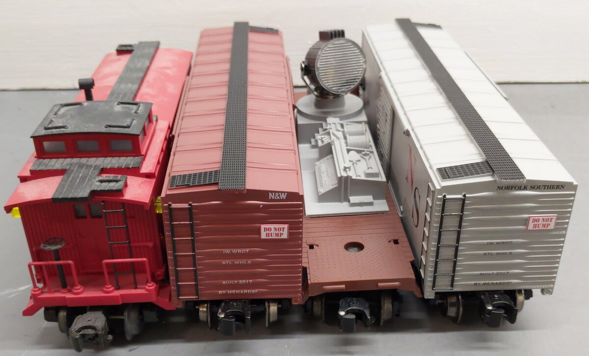 Lionel and Others O Gauge Assorted Freight Cars #1997, #27990, #9302, #27230 [4] EX