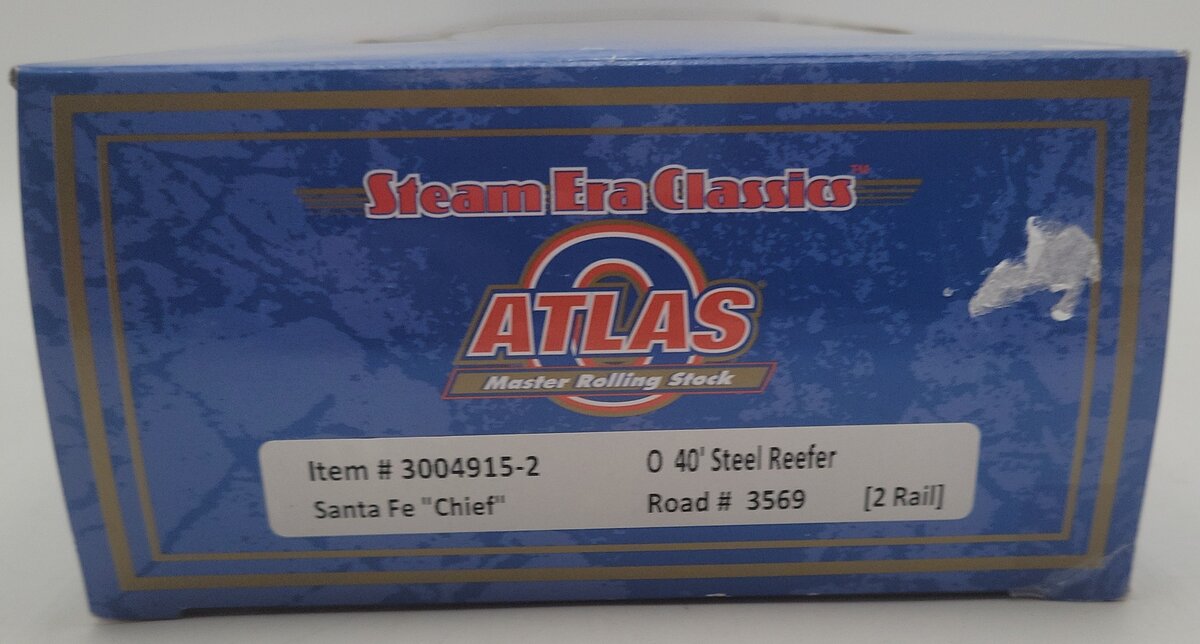 Atlas 3004915-2 O Scale Atchison Topeka Santa Fe Boxcar #3569 (2-Rail) EX/Box