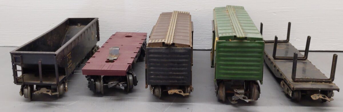 Marx/Other O Gauge Vintage Freight Cars #53941,13079,33773,1950 [5] VG