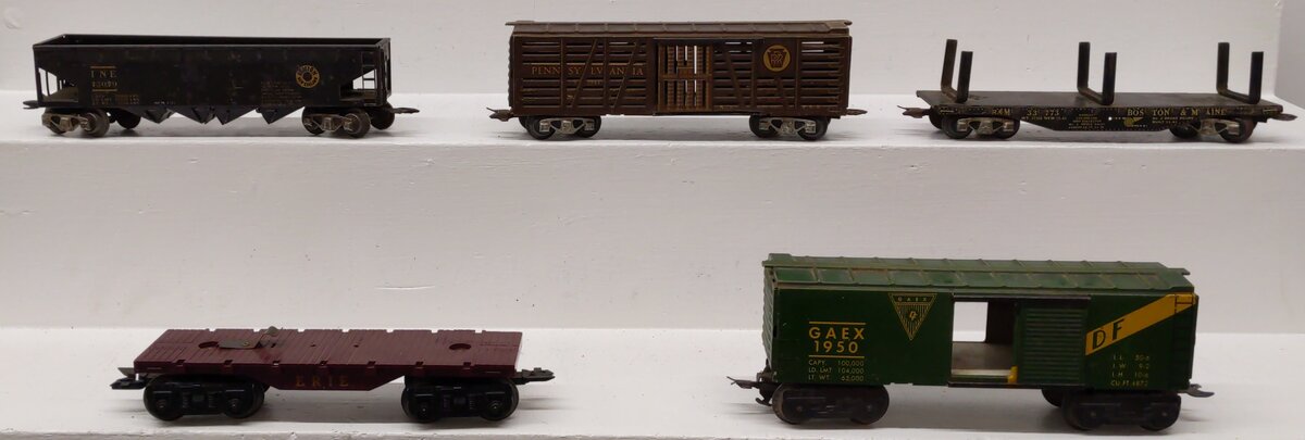 Marx/Other O Gauge Vintage Freight Cars #53941,13079,33773,1950 [5] VG