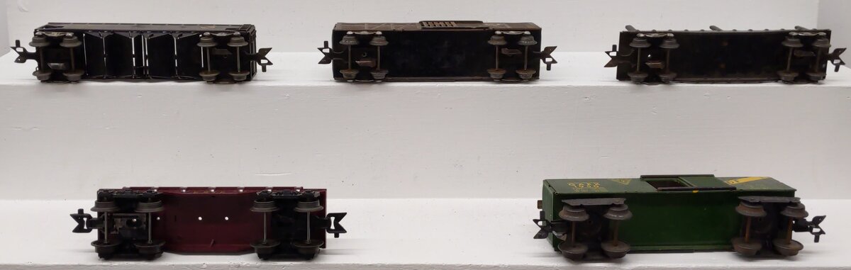 Marx/Other O Gauge Vintage Freight Cars #53941,13079,33773,1950 [5] VG