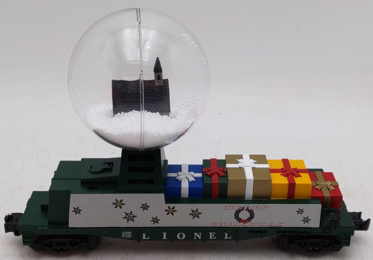 Lionel 6-37059 O Gauge Christmas Snow Globe Car 2012 EX/Box