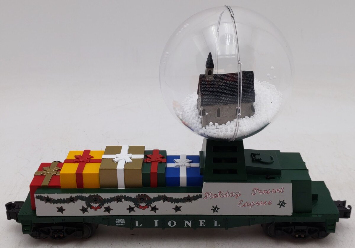 Lionel 6-37059 O Gauge Christmas Snow Globe Car 2012 EX/Box
