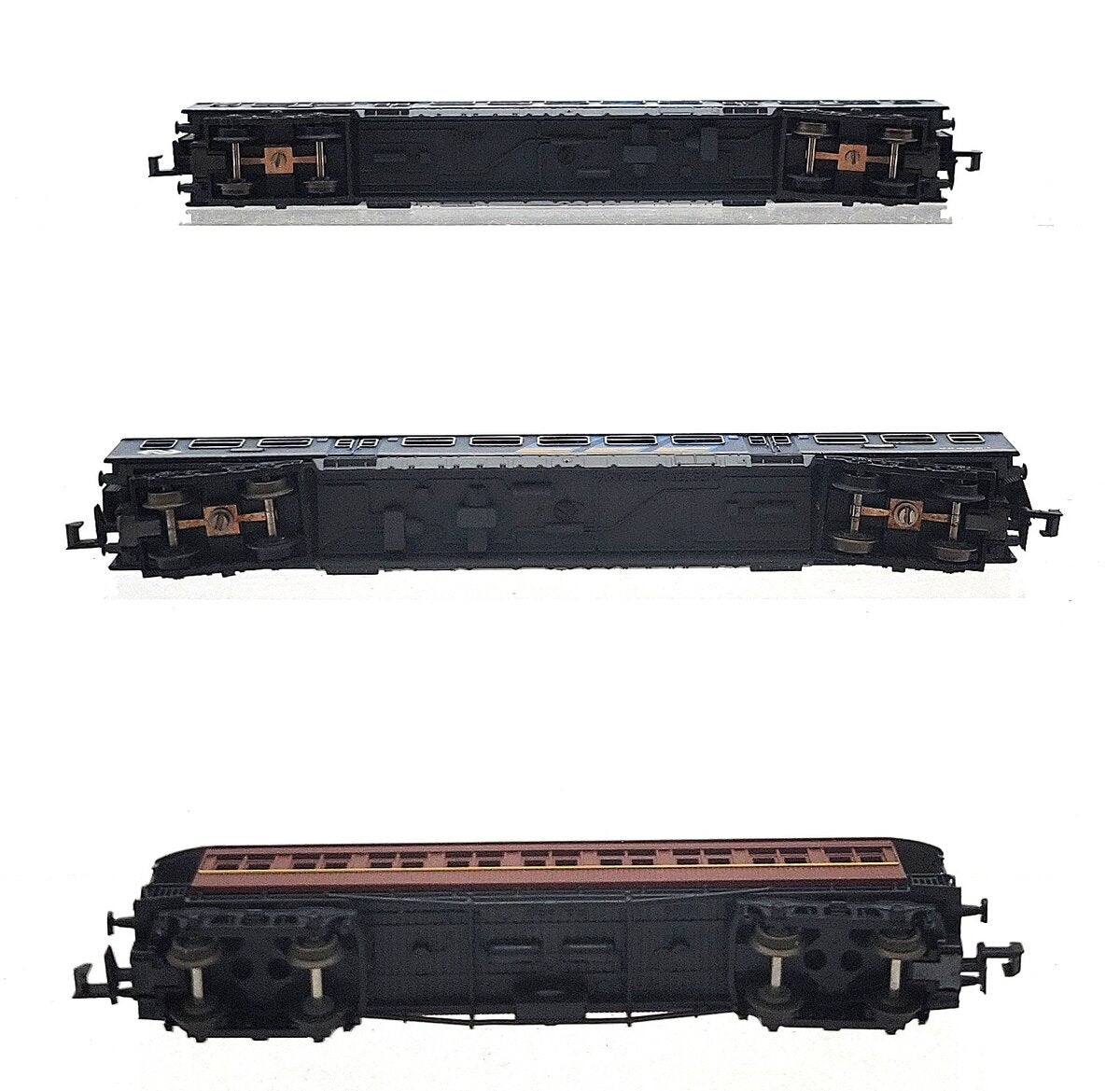 MiniTrix & Bertren N Scale Assorted Passenger Cars [3] LN/Box