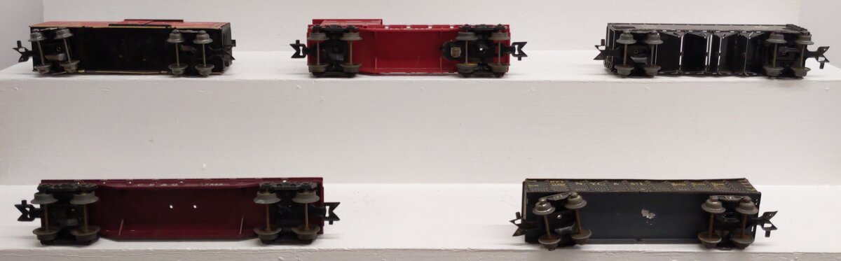 Marx O Gauge Vintage Freight Cars #71499,13079,9100,5545 [5] VG