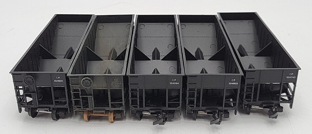 Athearn 5574 HO Weathered AAR 50 Ton Hopper CP 5 Pack Model Assembled Kits/Box