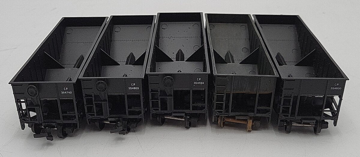 Athearn 5574 HO Weathered AAR 50 Ton Hopper CP 5 Pack Model Assembled Kits/Box