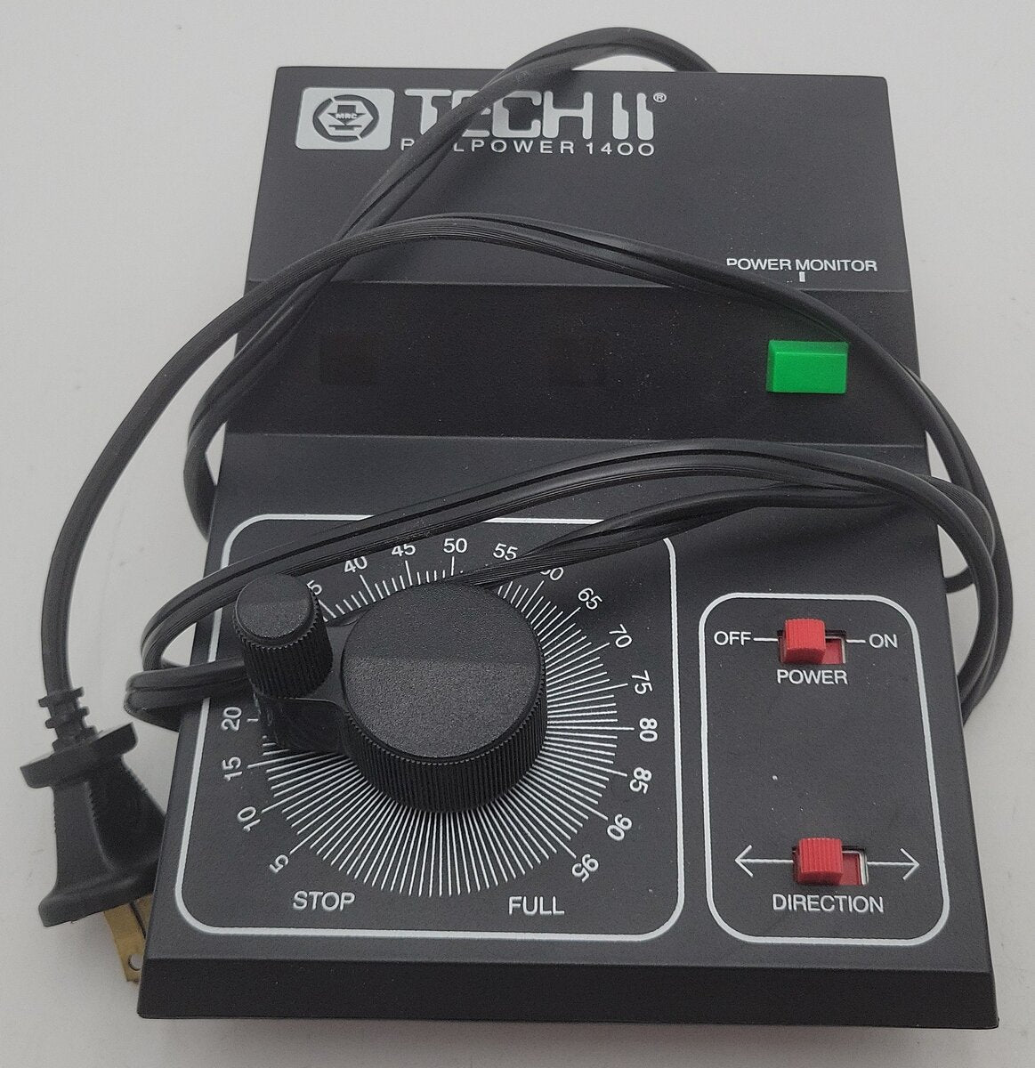 Tech II O Gauge Rail Power 1400 Hobby Transformer EX