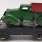 Marx 562 Vintage O Flatcar w/ Green Dump Truck VG