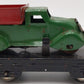 Marx 562 Vintage O Flatcar w/ Green Dump Truck VG