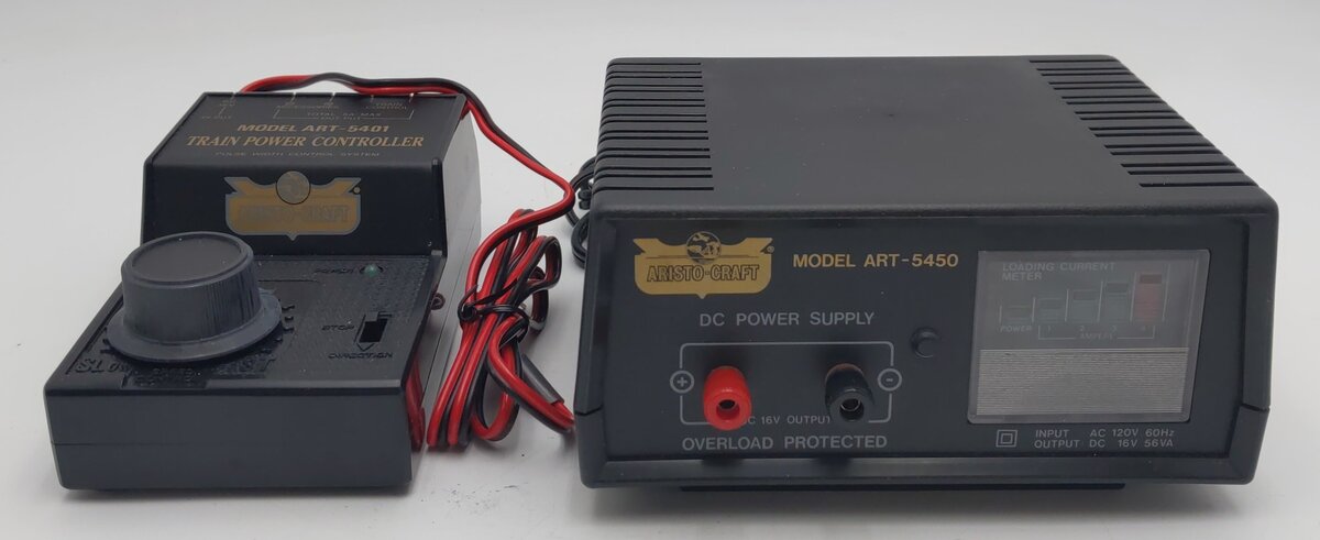Aristo-Craft 5450/5401 Power Supply w/Throttle LN/Box